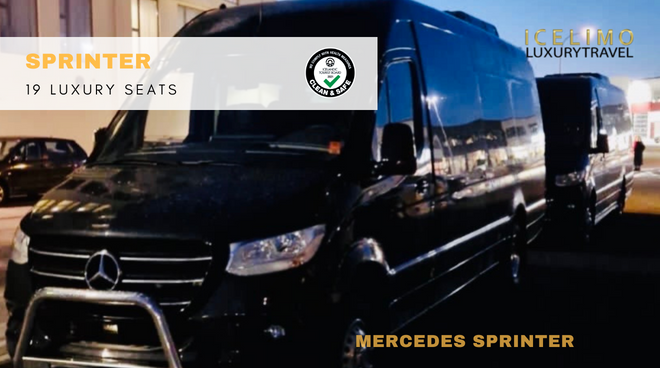 [A6] Airport Transfer KEF SPRINTER  19 Pax.